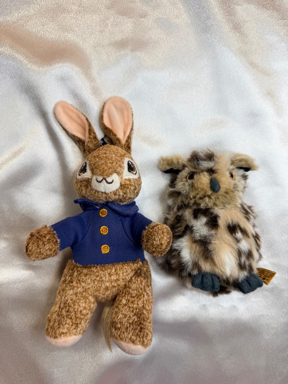 Peter Rabbit Plush Blue Jacket Beatrix Potter Stuffed Animal Small Bunny